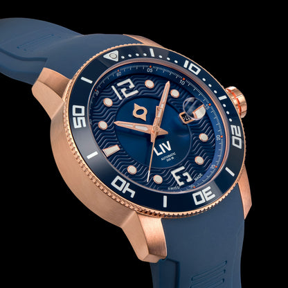 NEW! GX-Diver's 44mm Fusion Rose Gold & Blue Ceramic