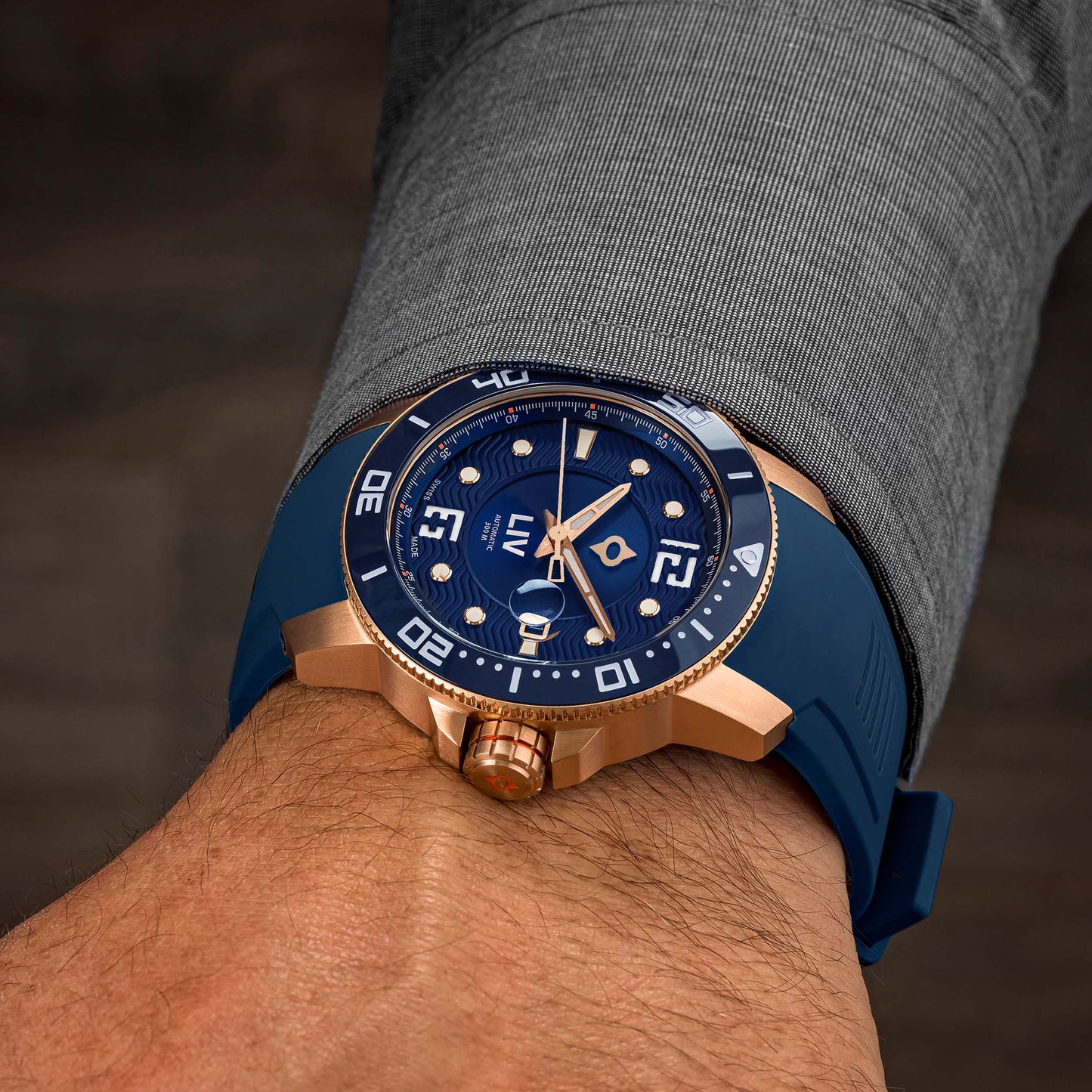 NEW! GX-Diver's 44mm Fusion Rose Gold & Blue Ceramic