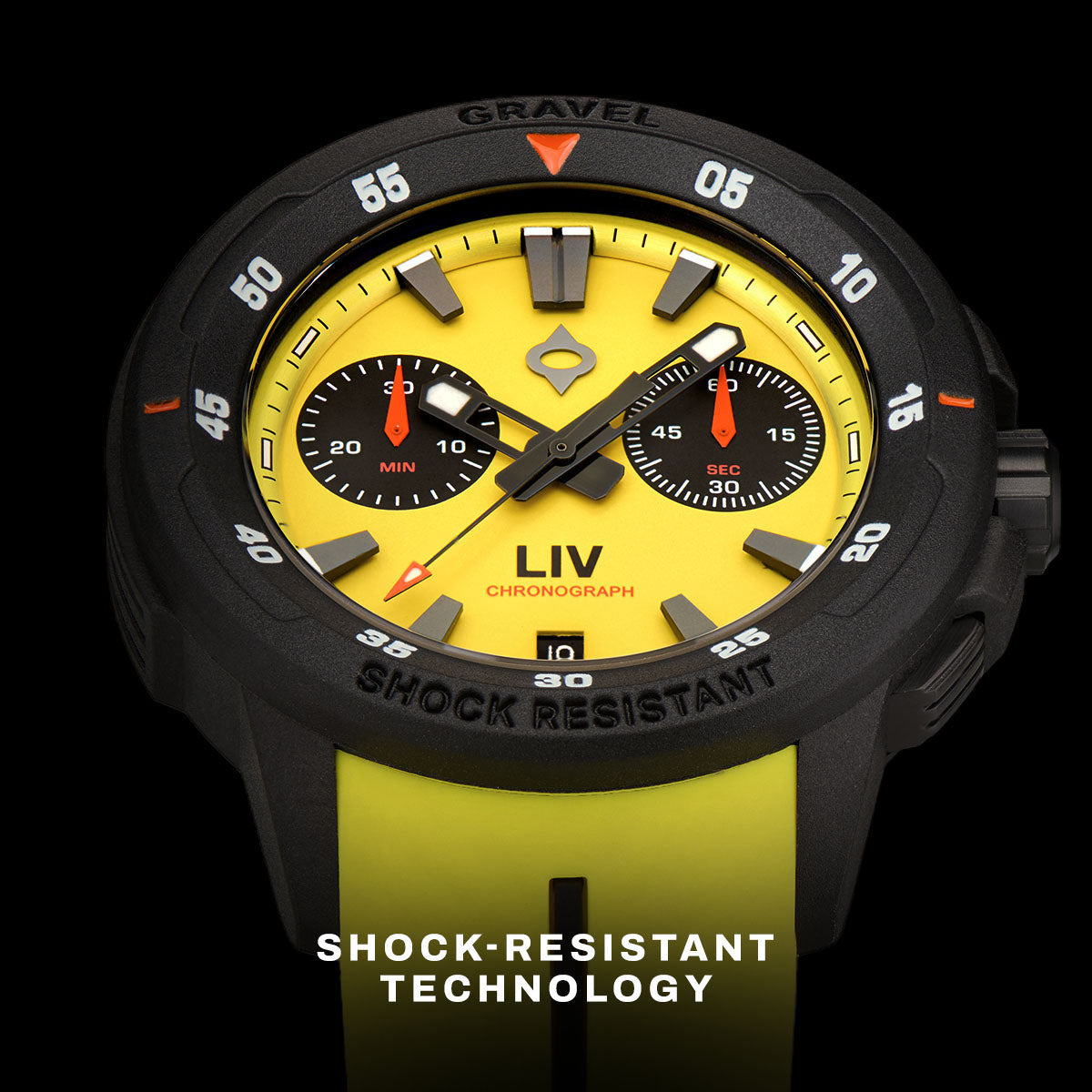 GRAVEL 002 VENOM YELLOW SWISS CHRONO