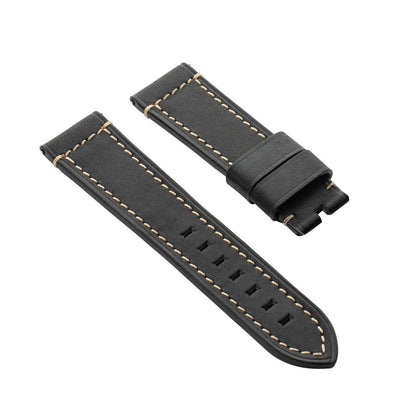 French Classic Hand-Made Leather Strap 22mm